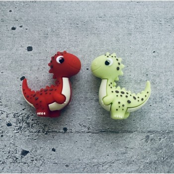 couleur du dinosaure attache sucette personnalisé