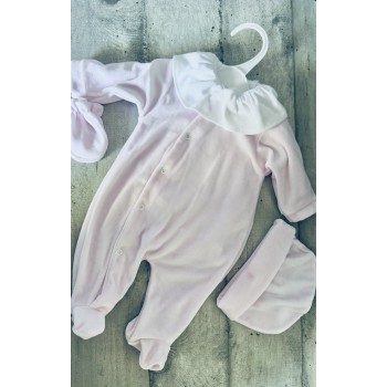 Ensemble pyjama velours avec body,...