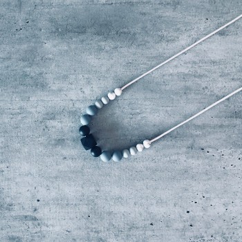 Collier allaitement personnalisé perles silicone Simple